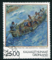 GREENLAND 1998 Painting By Hans Lynge 25 Kr. Used.  Michel 326 - Used Stamps