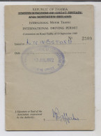 SAMBIA / ZAMBIA, International Drivers License, 1972 - Sambia