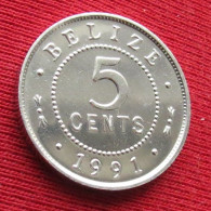 Belize 5 Cents 1991 KM# 34a Lt 957 *V2T Beliz Belice - Belize