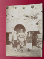 PHOTO MAROC RABAT 19222 JEUNE FEMME ENFANT CAMP DE KELIBAT MILITAIRE OFFICIER - Rabat