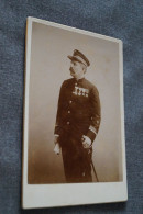 Grande Photo Carton,originale,militaire Avec Décorations,16,5 Cm. Sur 11 Cm. - Alte (vor 1900)