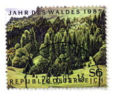 AUSTRIA 1985 Year Of The Forest Single Ex Block, Used.  Michel 1819 - Blokken & Velletjes