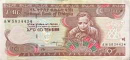 Ethiopia 10 Birr, P-48b (1992/2000) - Very Fine - Ethiopië