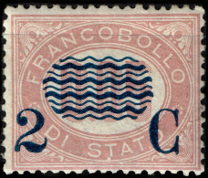 ITALY 1878 C.2 SU 0,05 LACCA - MNH GOMMA INTEGRA - Fiscali