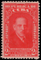 Cuba 1946 Manuel Marquez Sterling Mounted Mint. - Nuevos