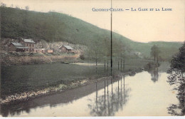 Belgique - Cendron Celles - La Gare Et La Lesse - Colorisé - Marco Marcovici - Carte Postale Ancienne - Dinant