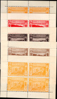 Nicaragua 1932 Opening Of Leon-Sauce Railway Regular Set In Fine Sheetlets Mostly Unmounted Mint. - Nicaragua