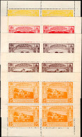Nicaragua 1932 Opening Of Rivas Railway Regular Set In Fine Sheetlets Mostly Unmounted Mint. - Nicaragua