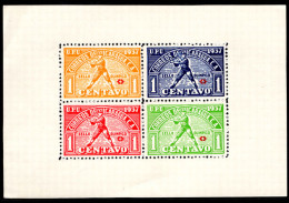 Nicaragua 1937 Central American Olympic Games Souvenir Sheet Unmounted Mint. - Nicaragua