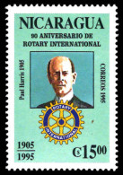 Nicaragua 1995 90th Anniversary Of Rotary International Unmounted Mint. - Nicaragua