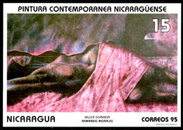 Nicaragua 1995 Paintings By Armando Morales Souvenir Sheet Unmounted Mint. - Nicaragua