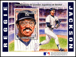 Nicaragua 1996 Baseball Souvenir Sheet Unmounted Mint. - Nicaragua