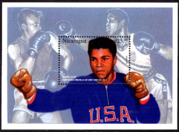 Nicaragua 1996 Cassius Clay Souvenir Sheet Unmounted Mint. - Nicaragua