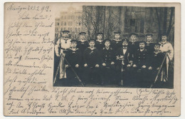 CPA Photo - MILITARIA - Equipage Allemand D'un Navire - 1902 - Postée à Alteckendorf (Bas Rhin) - Sonstige & Ohne Zuordnung