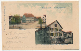 CPA - TRUCHTERSHEIM (Bas Rhin) - Gruss Aus ... Marktplatz - Gasthaus Zur Krone Von Leo Pfister - Sonstige & Ohne Zuordnung