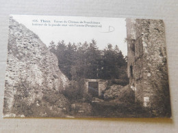 Theux, Ruines Du Château De Franchimont, Intérieur De La Grande Cour Vers L'entrée (A19) - Theux