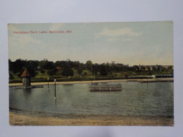 BALTIMORE Patterson Park Lake - Baltimore