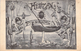 Cirque - Hermans Createur Du Piedestal Vivant   - Carte Postale Ancienne - Zirkus