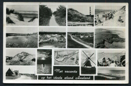 Met Vacantie Op Het Ideale Eiland Ameland , Stamp 4-8-1953.-  Used  - 2 Scans For Condition.(Originalscan !!) - Ameland