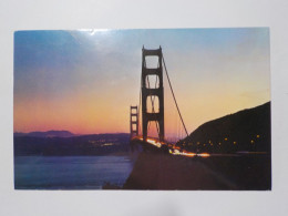 SAN FRANCISCO  Golden Gate Bridge At Sundown - San Francisco