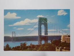 NEW YORK   George Washington Bridge  And Hudson River - Ponti E Gallerie