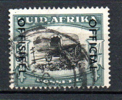 Col33 Colonie Britannique Afrique Du Sud Union 1954 Service N° 70A Oblitéré Cote : 12,00€ - Dienstmarken