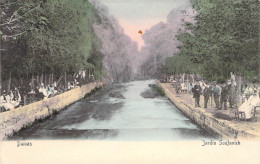 Syrie - Damas - Jardin Soufanieh  Colorisé - Habra Frères - Carte Postale Ancienne - Syrie