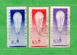 Russia -° 1933 - Poste Aérienne . Yv. 38-39-40. Mi. 453-454-455.  Used - Oblitérés