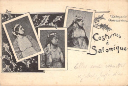 Folklore - Costumes à Salonique  - Carte Postale Ancienne - Kostums