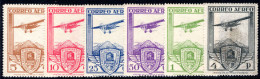 Spain 1930 Railway Congress Air Set Fine Lightly Mounted Mint. - Nuevos