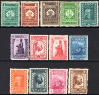 Spain 1931 Montserrat Set Mixed Perf Mostly 11½ Unmounted Mint. - Nuevos