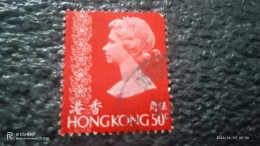 HONG KONG-1975-                50C         ELİZABETH II.   USED - Usados