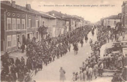 France - Souilly - Prisonniers Allemands Défilant Devant Le Quartier Général - 1916 - Bergeret - Carte Postale Ancienne - Verdun