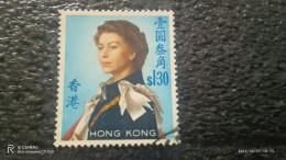 HONG KONG-1962-               1.30$         ELİZABETH II.   USED - Usados