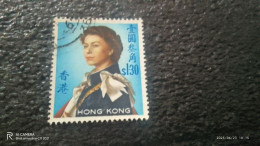 HONG KONG-1962-               1.30$         ELİZABETH II.   USED - Usados