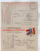 TB 4309 - Carte En Franchise Militaire - Soldat H.COTINAUD Au 338 ème Rgt D'Inf SP 86 & Mme COTINAUD à LE GRAND - MADIEU - Covers & Documents