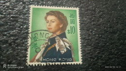 HONG KONG-1962-               10$         ELİZABETH II.   USED - Usados