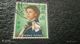 HONG KONG-1962-               10$         ELİZABETH II.   USED - Usados