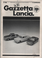 Gazzetta Lancia Magazin Des Lancia Club Schweiz 1988 - Automobile & Transport