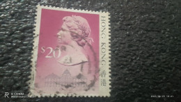 HONG KONG-1987-              20$         ELİZABETH II.   USED - Usados