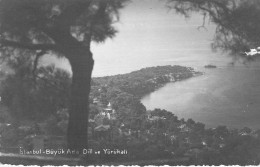 Turquie - Büyük Ada Dil - Panorama Sur La Mer - Bords Dentelés -  Carte Postale Ancienne - Turkey