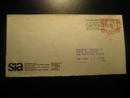 ZURICH 1967 To NY USA Ferienzeit Post Bus Meter Mail Cancel Cover SWITZERLAND Auto Coach Van Truck Autobus - Busses