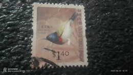 HONG KONG-2006             1.40$         KUŞLAR.   USED - Usados