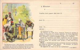 Publicité - Machine à Coudre - Colorisé - Rébus Au Verso  -  Carte Postale Ancienne - Reclame