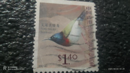 HONG KONG-2006             1.40$         KUŞLAR.   USED - Usados