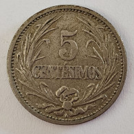 URUGUAY- 5 CENTESIMOS 1901. - Uruguay