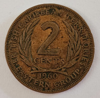 BRITISH CARIBBEAN TERRITORIES, EASTERN CARIBBEAN STATES - 2 CENT 1960. - Caraibi Britannici (Territori)