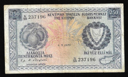 Cyprus  250 MIL 1.5.1978 ! Very Rare! - Cipro