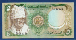 SUDAN - P.26 – 5 Sudanese Pounds 1983 UNC, S/n D/18 032126 - Soudan