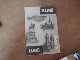 120 // MALMO / LUND 1948  / 23 PAGES - Sonstige & Ohne Zuordnung